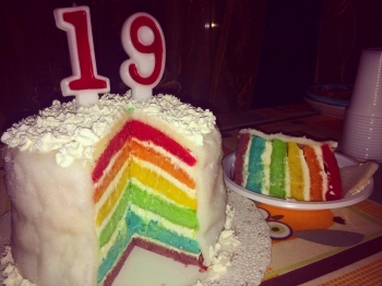 Rainbow Cake